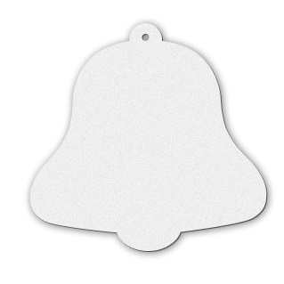 Zawieszka świąteczna do nadruku - dzwonek